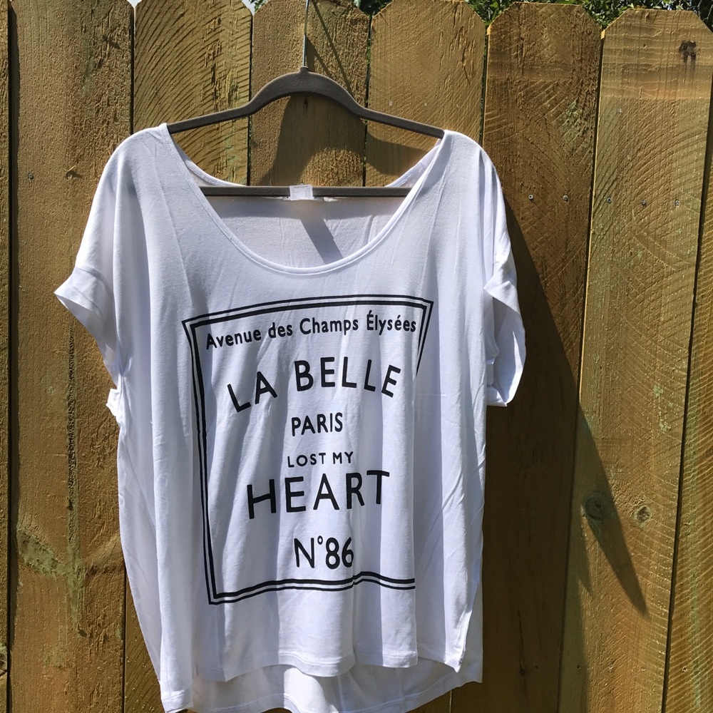 + La Belle Paris Lost My Heart No 86 Shirt NEW - Picture 7 of 7
